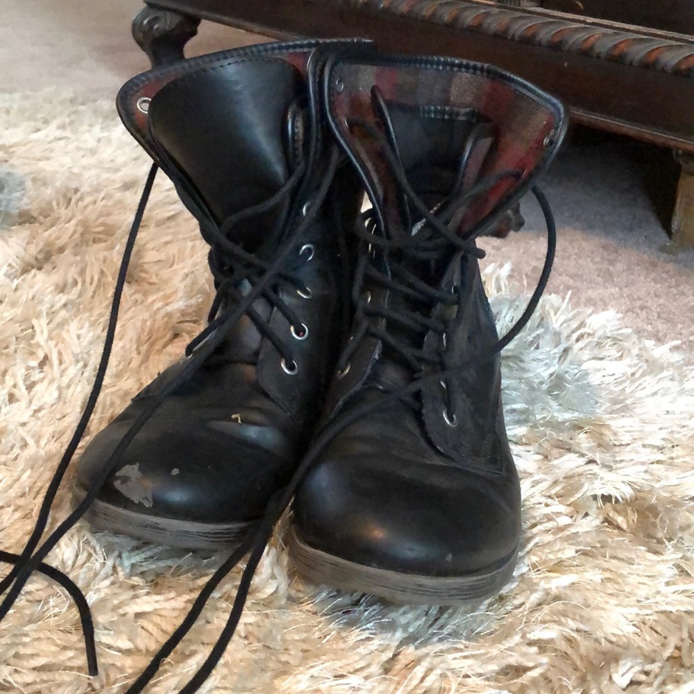 Rock and candy combat boots
